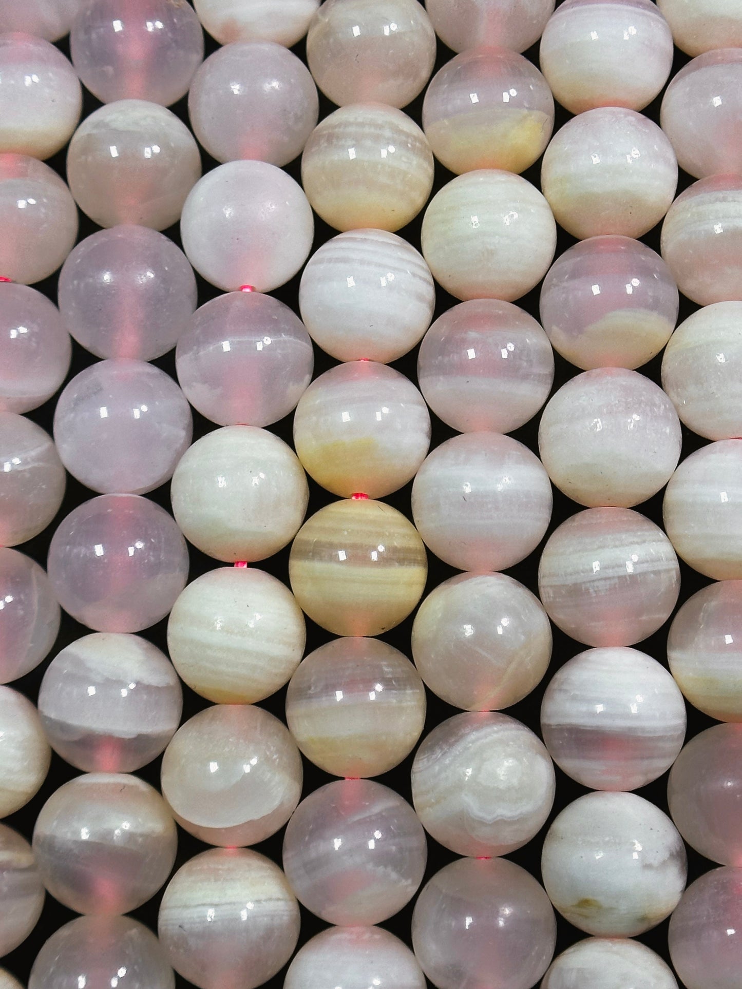 AAA Natural Pink Calcite Gemstone Bead 6mm 8mm 10mm Round Bead, Gorgeous Natural Pale Pink Color Calcite Gemstone Bead, High Quality 15.5"