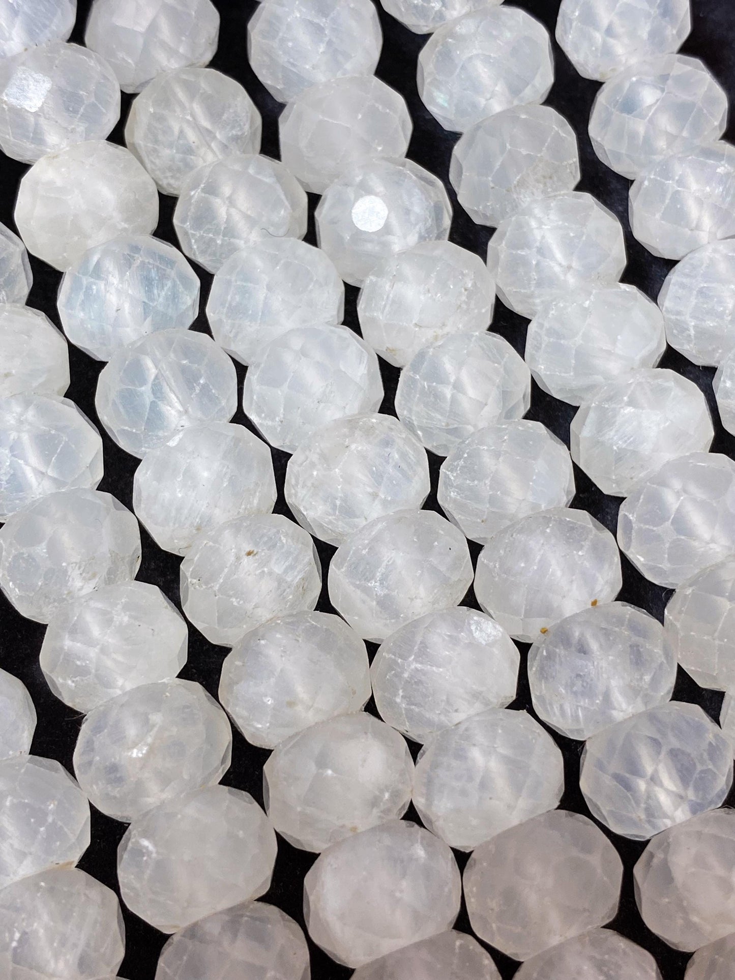 AAA natural yellow/white calcite . Faceted 10mm shape bead. Gorgeous natural yellow/white color. High quality calcite gemstone bead!