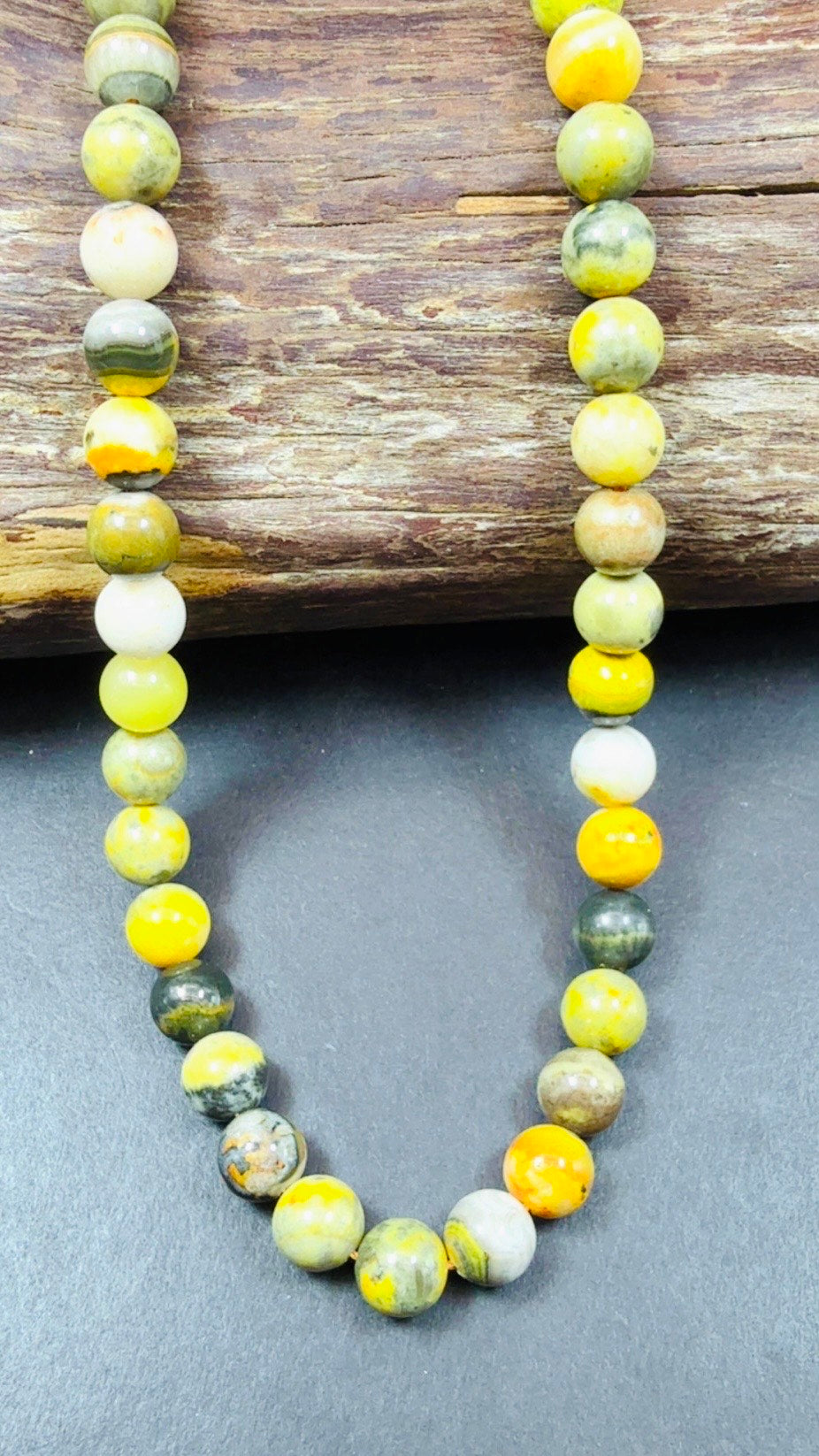 AAA Natural Eclipse stone. 6mm 8mm 10mm round bead . Beautiful natural yellow bee color with brown. High quality Eclipse stone.