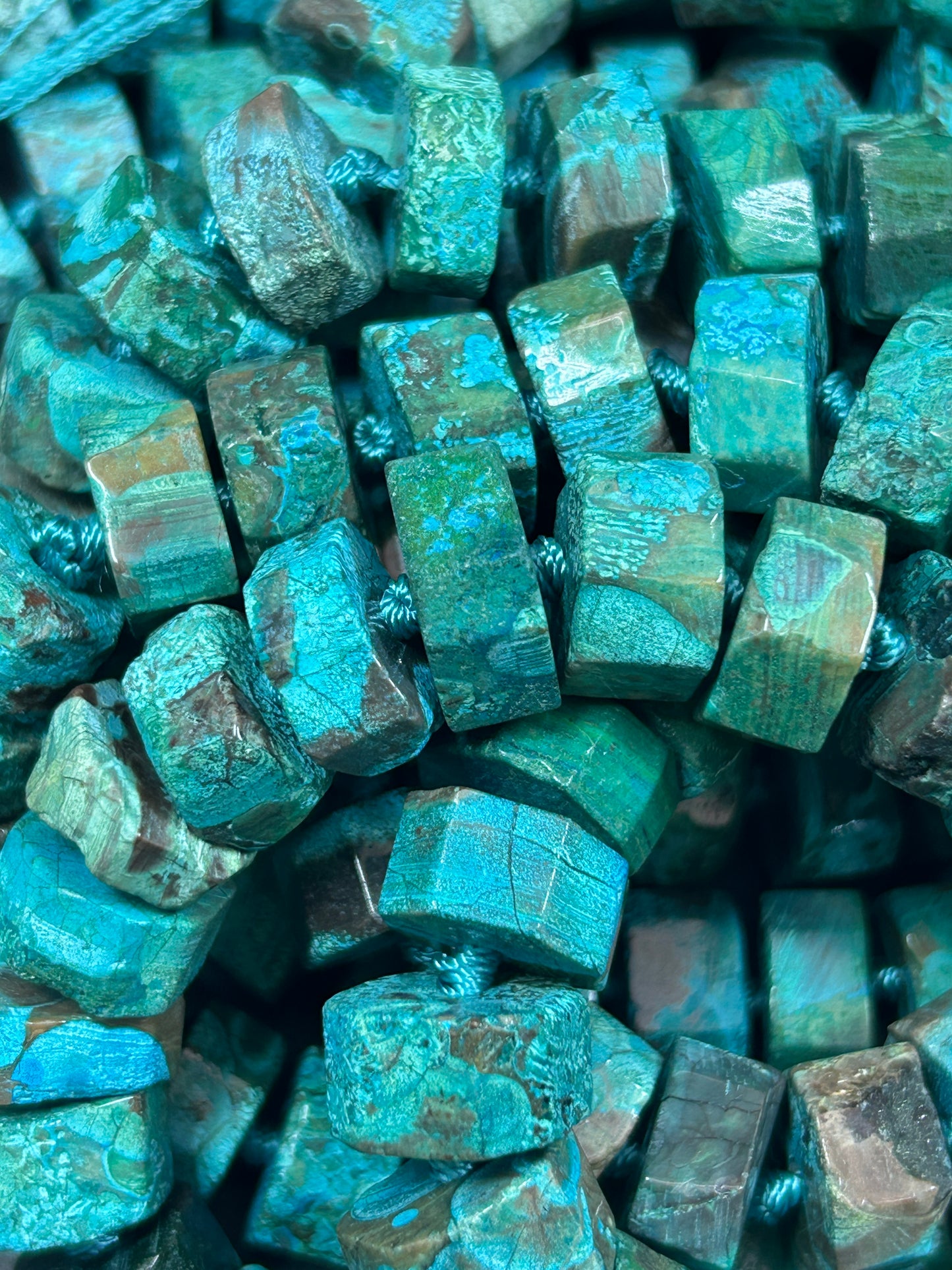 Beautiful natural ocean jasper stone . Faceted 14x8mm pinwheel Shape. Gorgeous blue color with brown jasper gemstone full strand 15.5”