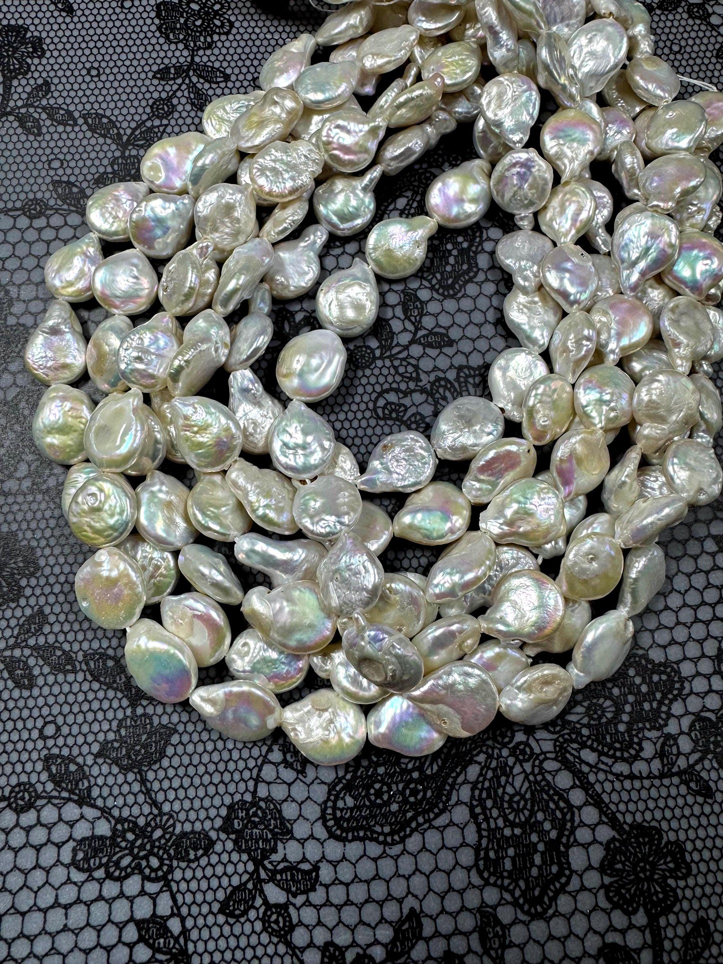 Natural fresh water pearls bead. Teardrop shape pearls . Gorgeous Natural white color pearls .Full strand . Excellent quality!