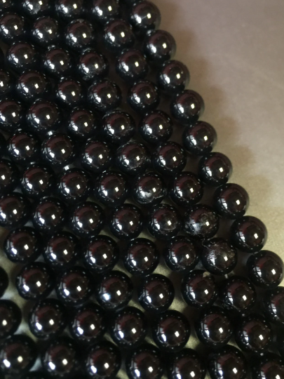 AAA Natural Black Onyx Gemstone Bead 4mm 6mm 8mm 10mm 12mm Round Beads, Beautiful Natural Black Color Onyx Gemstone Beads