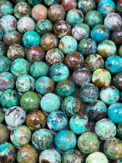 Natural Turquoise Gemstone Bead 6mm 8mm 10mm Round Bead, Beautiful Blue Green Brown Turquoise Gemstone Beads, Excellent Quality