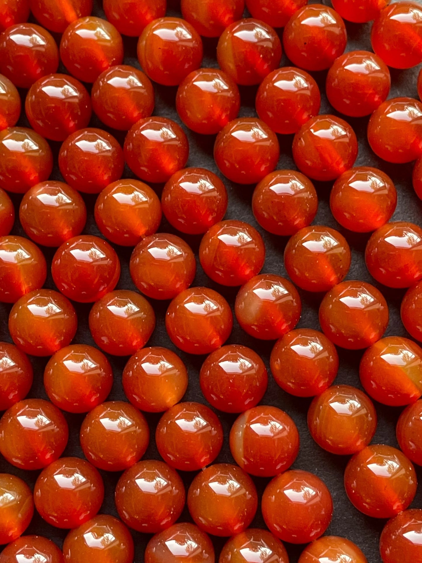 AAA Natural Carnelian 4mm 6mm 8mm 10mm 12mm Round Bead Gorgeous Natural Red Carnelian Bead Great Quality Gemstone 15.5” Strand for Crafts