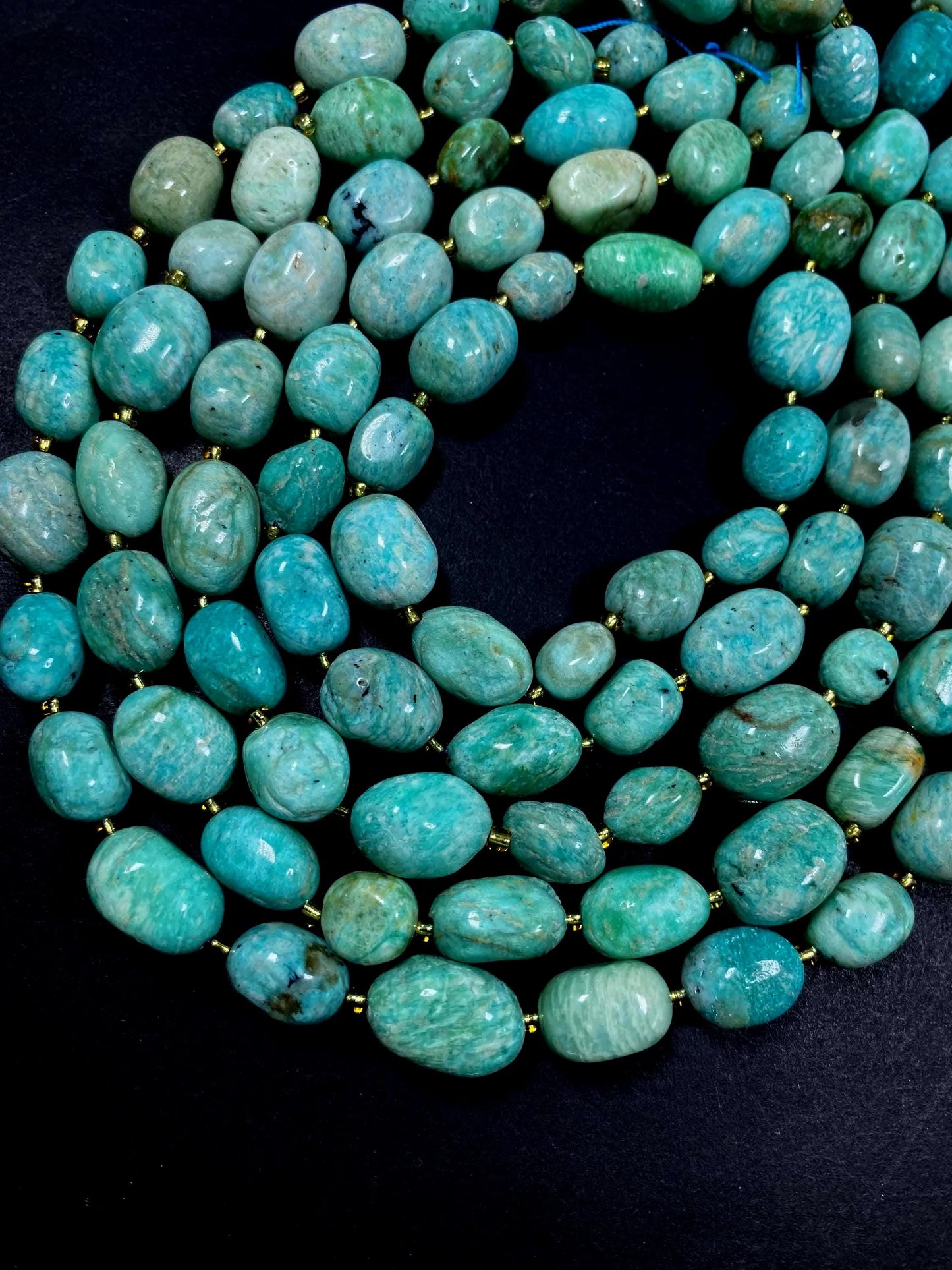 Natural turquoise gemstone bead. smooth rondelle shape. gorgeous natural blue turquoise color. excellent quality .