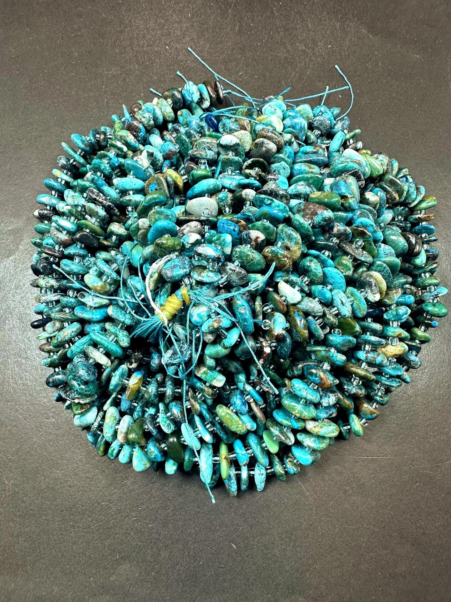 100% AAA Natural Turquoise Freeform Smooth Stick Shape High Quality 15"