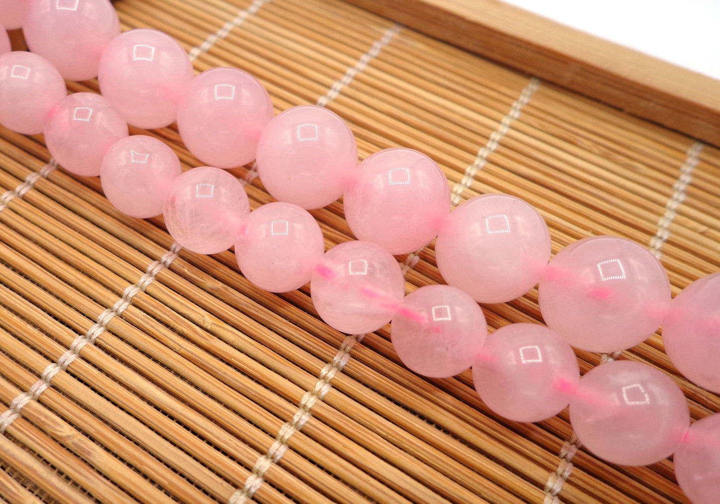 AAA Natural Rose Quartz Gemstone Bead 4mm 6mm 8mm 10mm 12mm Round Beads, Gorgeous Natural Pink Color Rose Quartz Beads