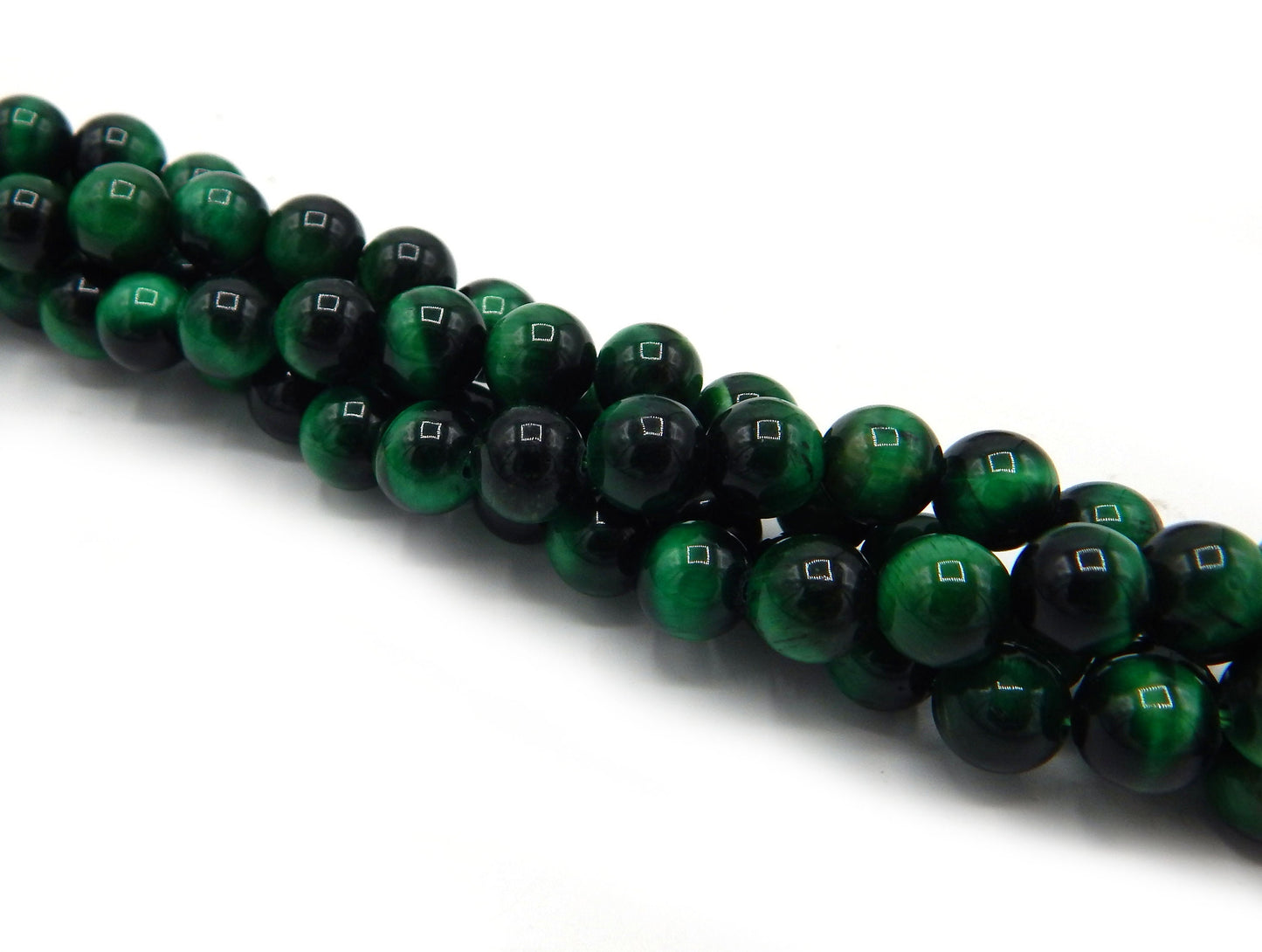Natural Green Tiger Eye Gemstone Bead 4mm 6mm 8mm 10mm 12mm Round Beads, Gorgeous Green Color Tiger Eye Gemstone Beads, 15.5" Strand