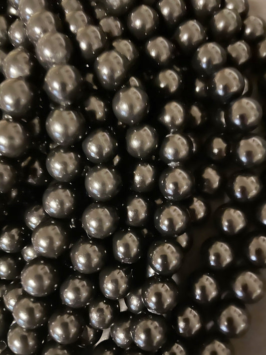 AAA Black Tourmaline Gemstone Bead 4mm 6mm 8mm 10mm 12mm Round Bead, Beautiful Black Tourmaline Gemstone Beads