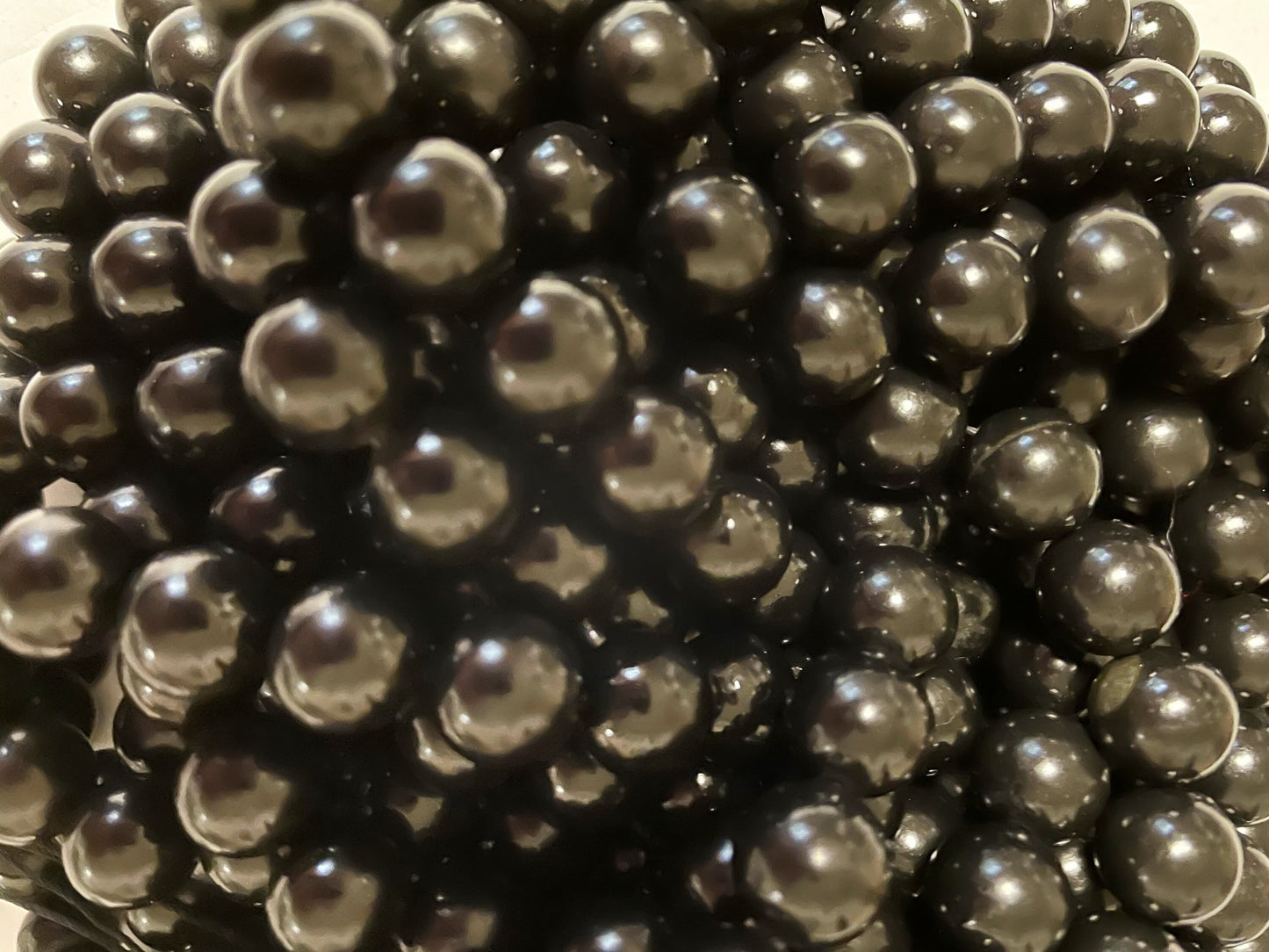 AAA Black Tourmaline Gemstone Bead 4mm 6mm 8mm 10mm 12mm Round Bead, Beautiful Black Tourmaline Gemstone Beads