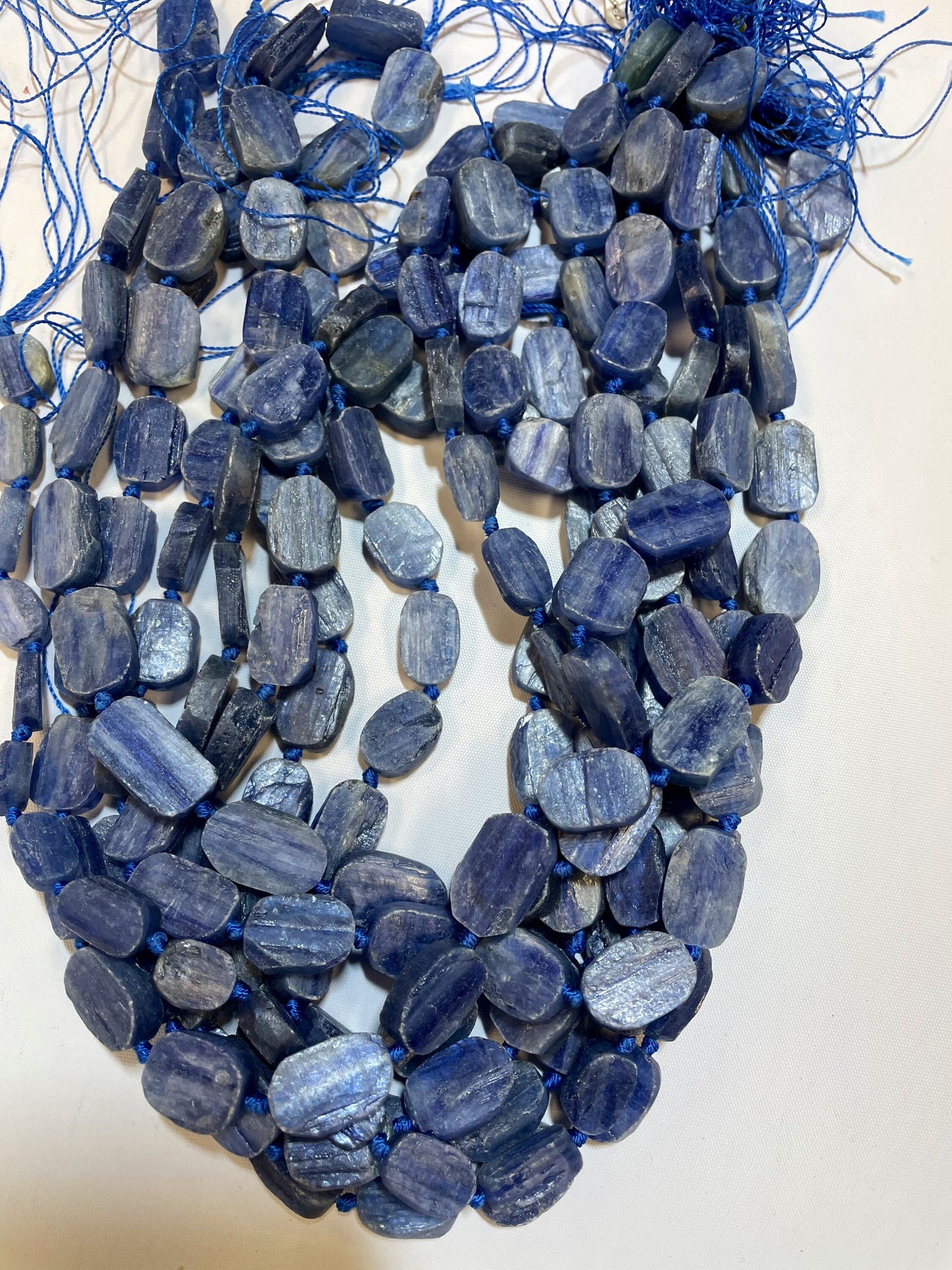 Natural Kyanite Gemstone Bead 12x16mm Oval Shape, Beautiful Natural Blue Color Kyanite Gemstone Beads