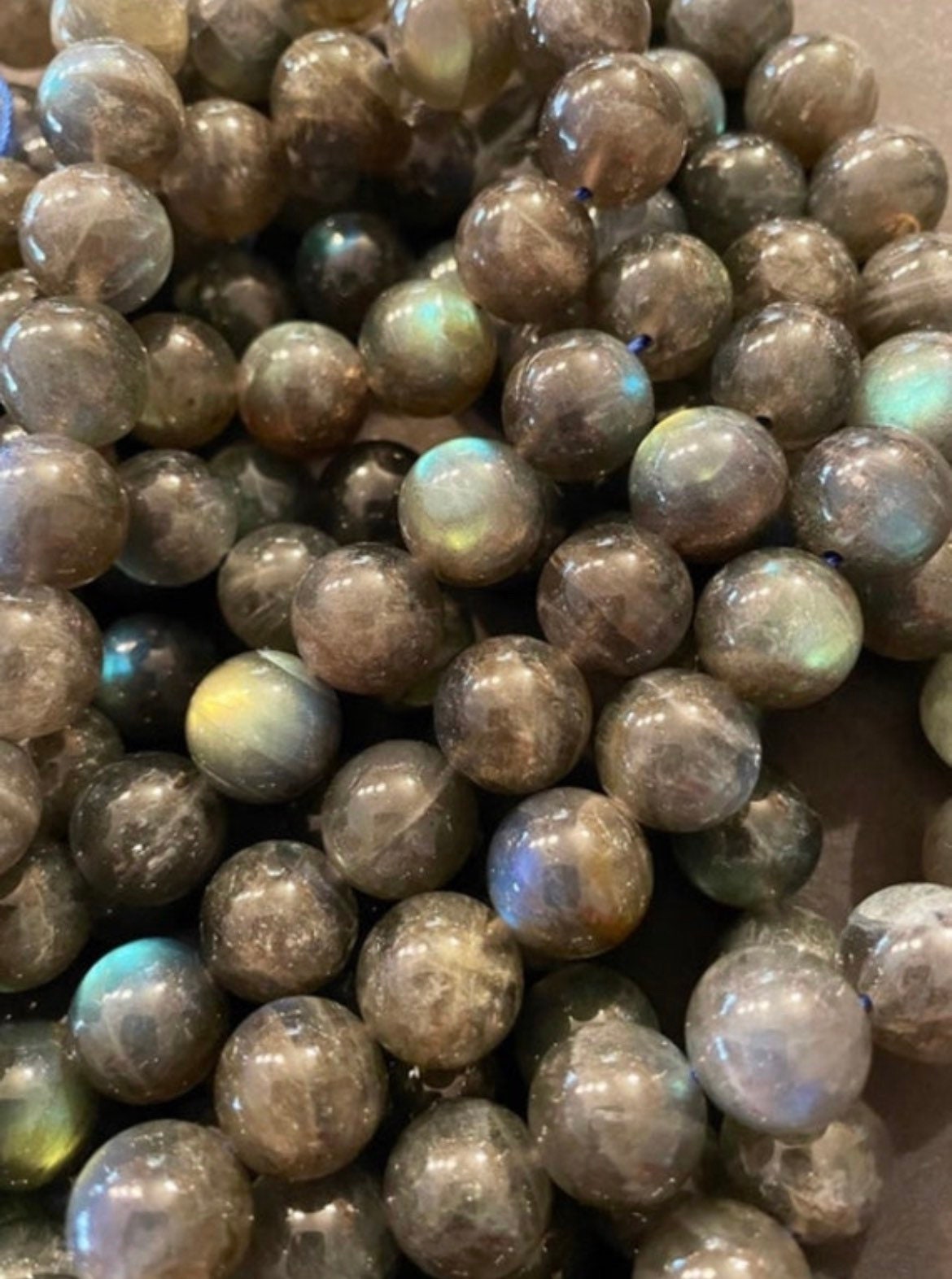 AAA Natural Blue Flash Labradorite Gemstone Bead 4mm 6mm 8mm 10mm 12mm Round Bead, Beautiful Natural Blue Flash Labradorite Gemstone Beads