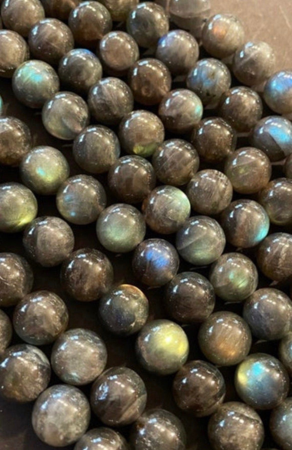 AAA Natural Blue Flash Labradorite Gemstone Bead 4mm 6mm 8mm 10mm 12mm Round Bead, Beautiful Natural Blue Flash Labradorite Gemstone Beads