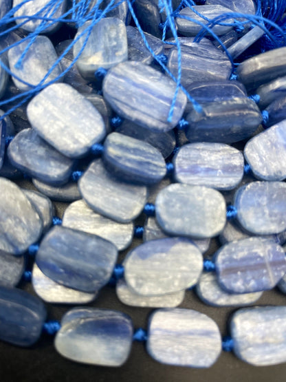 AAA Natural Kyanite Gemstone Bead 12x16mm Oval Shape, Beautiful Natural Blue Color Kyanite Gemstone Bead