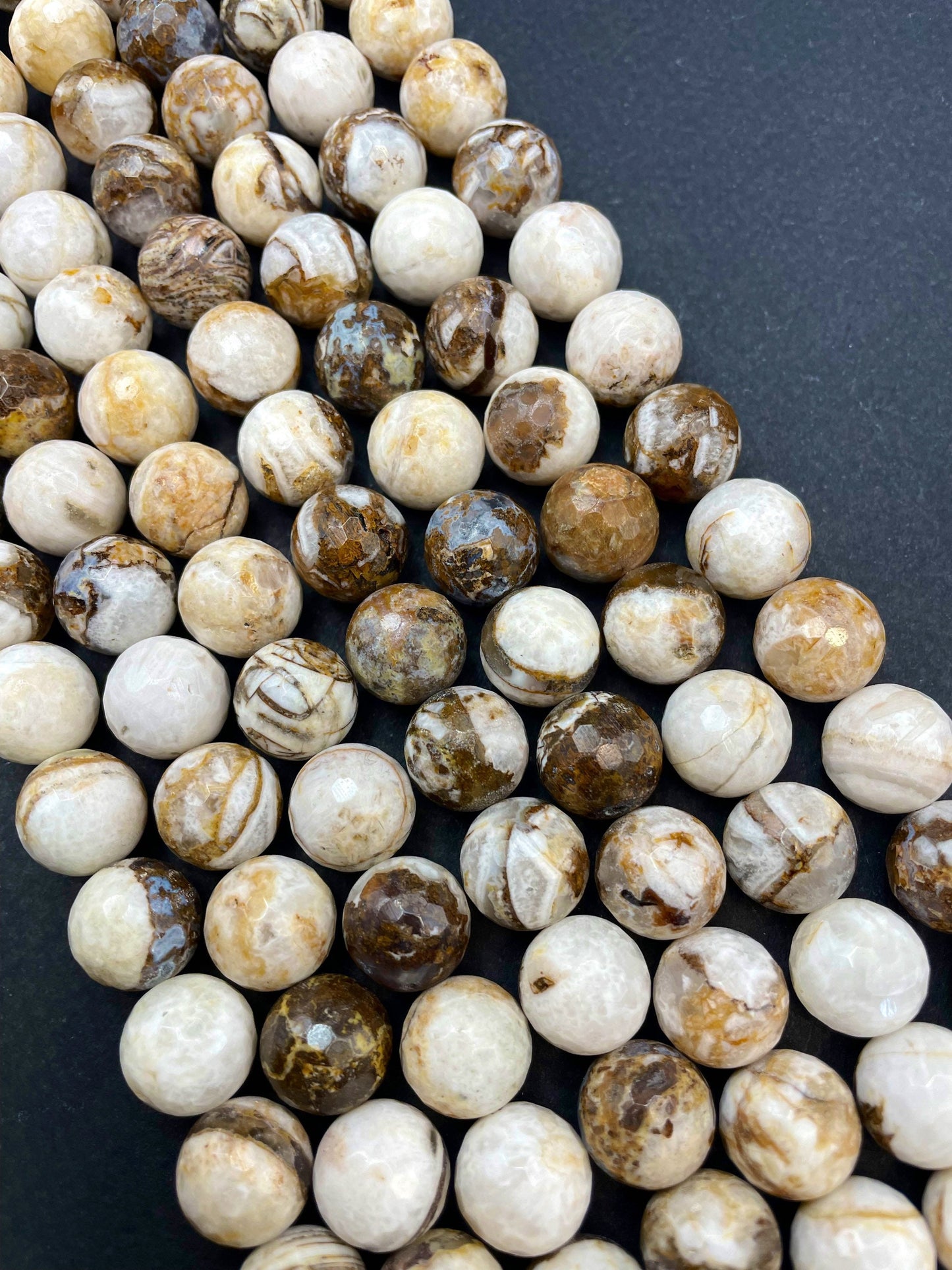 AAA Natural Australia jasper stone bead. Faceted 4mm 6mm 8mm 10mm 12mm round bead. Gorgeous natural beige brown color bead. High quality !