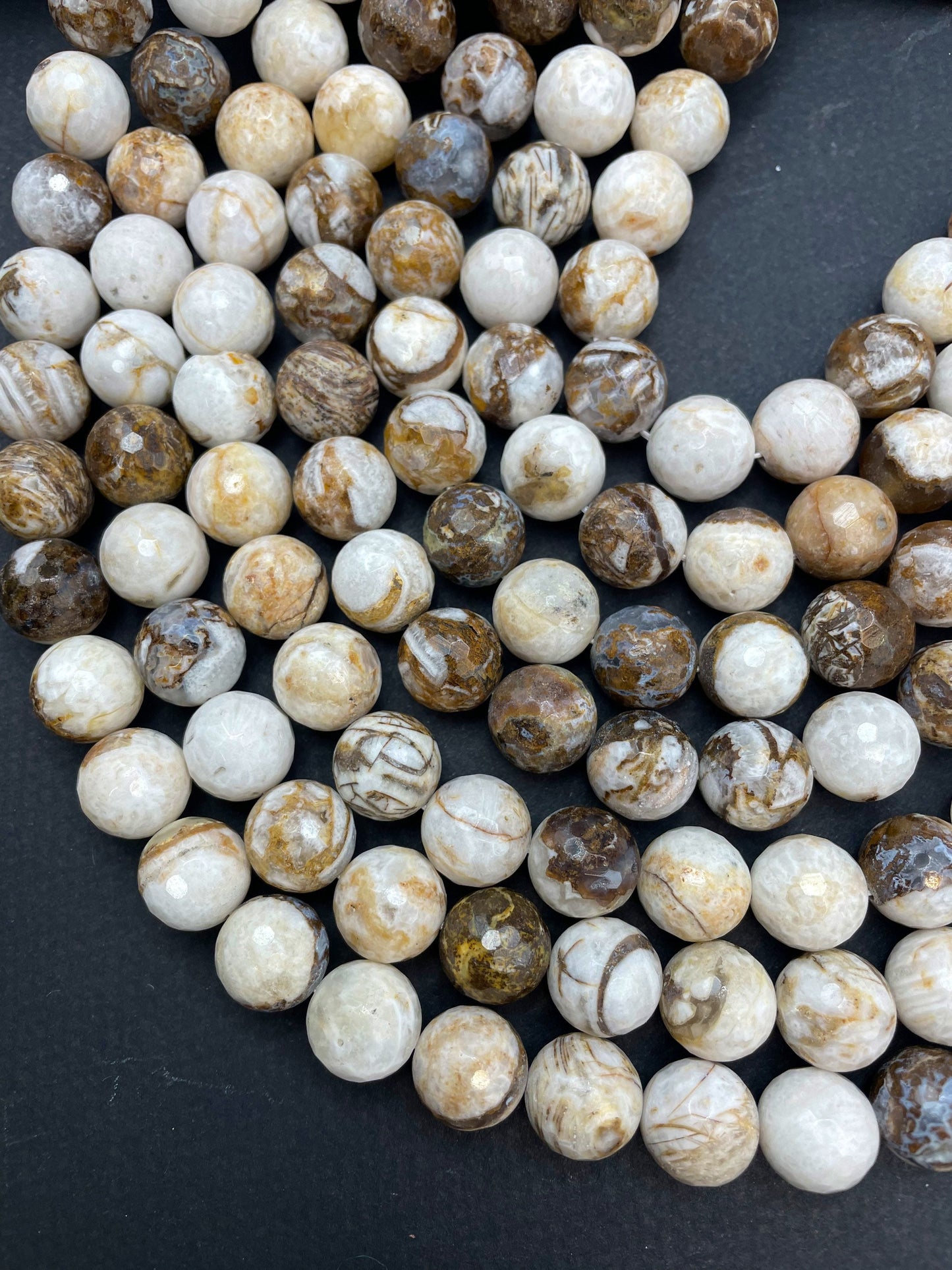 AAA Natural Australia jasper stone bead. Faceted 4mm 6mm 8mm 10mm 12mm round bead. Gorgeous natural beige brown color bead. High quality !