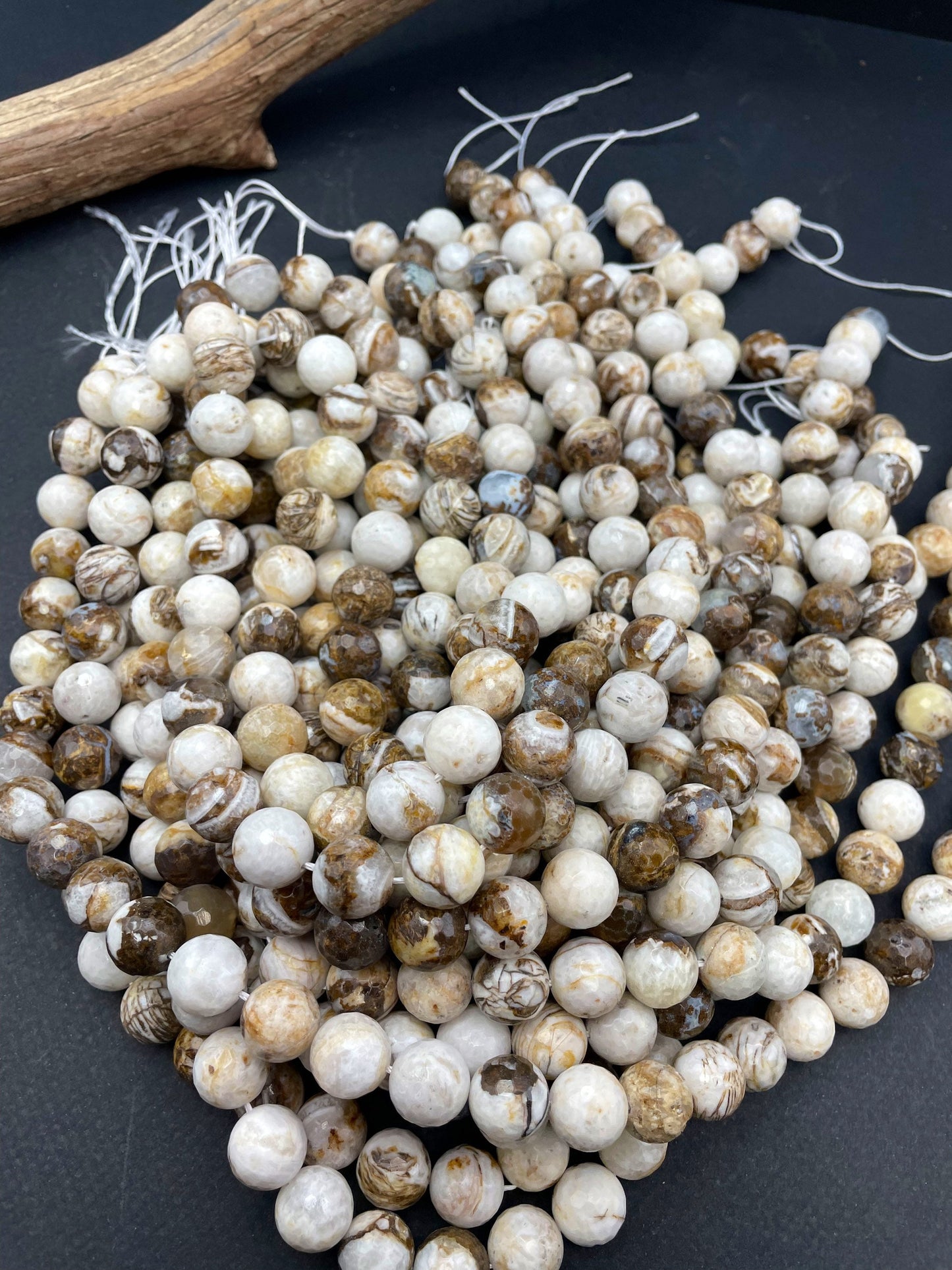 AAA Natural Australia jasper stone bead. Faceted 4mm 6mm 8mm 10mm 12mm round bead. Gorgeous natural beige brown color bead. High quality !