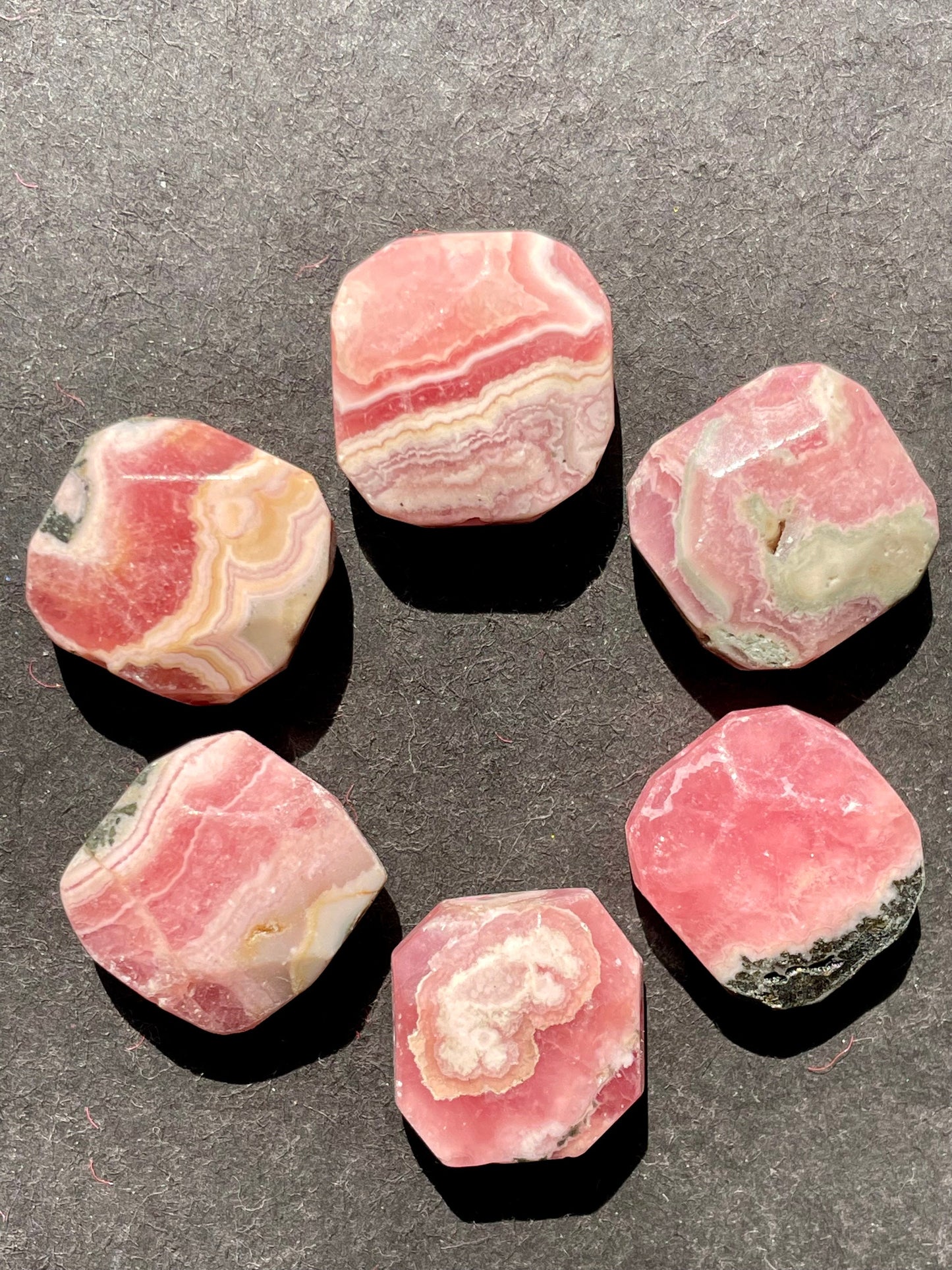 AA Natural Rhodochrosite Gemstone Bead Faceted 14x16mm Rectangle Shape, Gorgeous Natural Pink Color LOOSE Rhodochrosite Gemstone Beads, LOOSE Beads