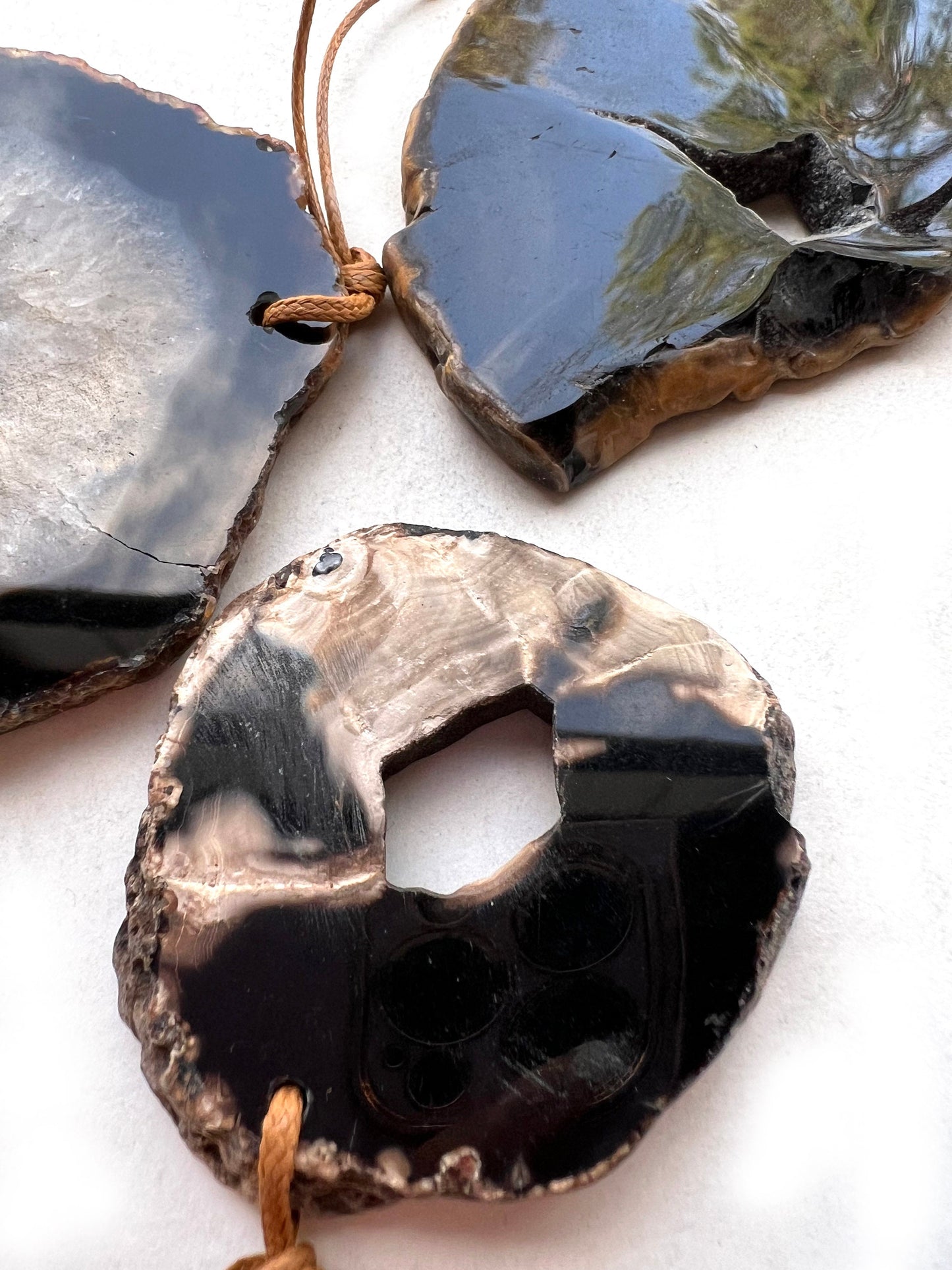 Natural Gemstone Black Druzy Quartz Pendant Free Form Shape Beautiful Black and White Color Loose Bead Loose Pendant Great Quality Quartz!!!