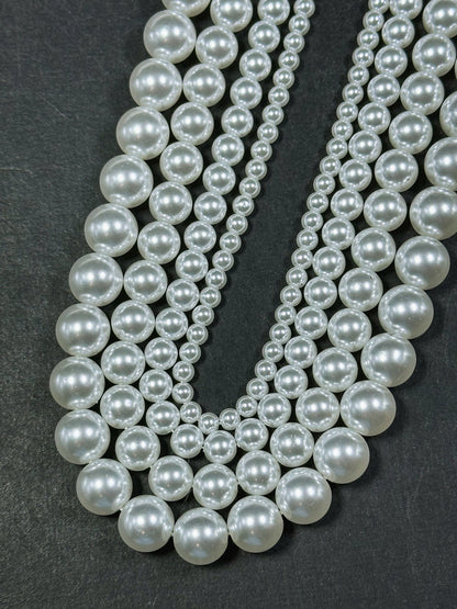 Swarovski Pearl Crystal Beads 4mm 6mm 8mm 10mm 12mm Round Bead, Beauti – Annie's Beads