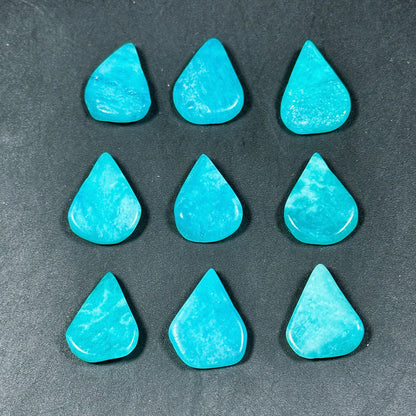 Natural Amazonite Gemstone Bead 18x14mm Teardrop Shape, Gorgeous Natural Blue Green Color Amazonite Gemstone Beads, LOOSE Amazonite Beads