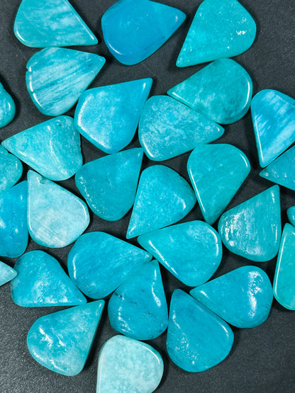 Natural Amazonite Gemstone Bead 18x14mm Teardrop Shape, Gorgeous Natural Blue Green Color Amazonite Gemstone Beads, LOOSE Amazonite Beads