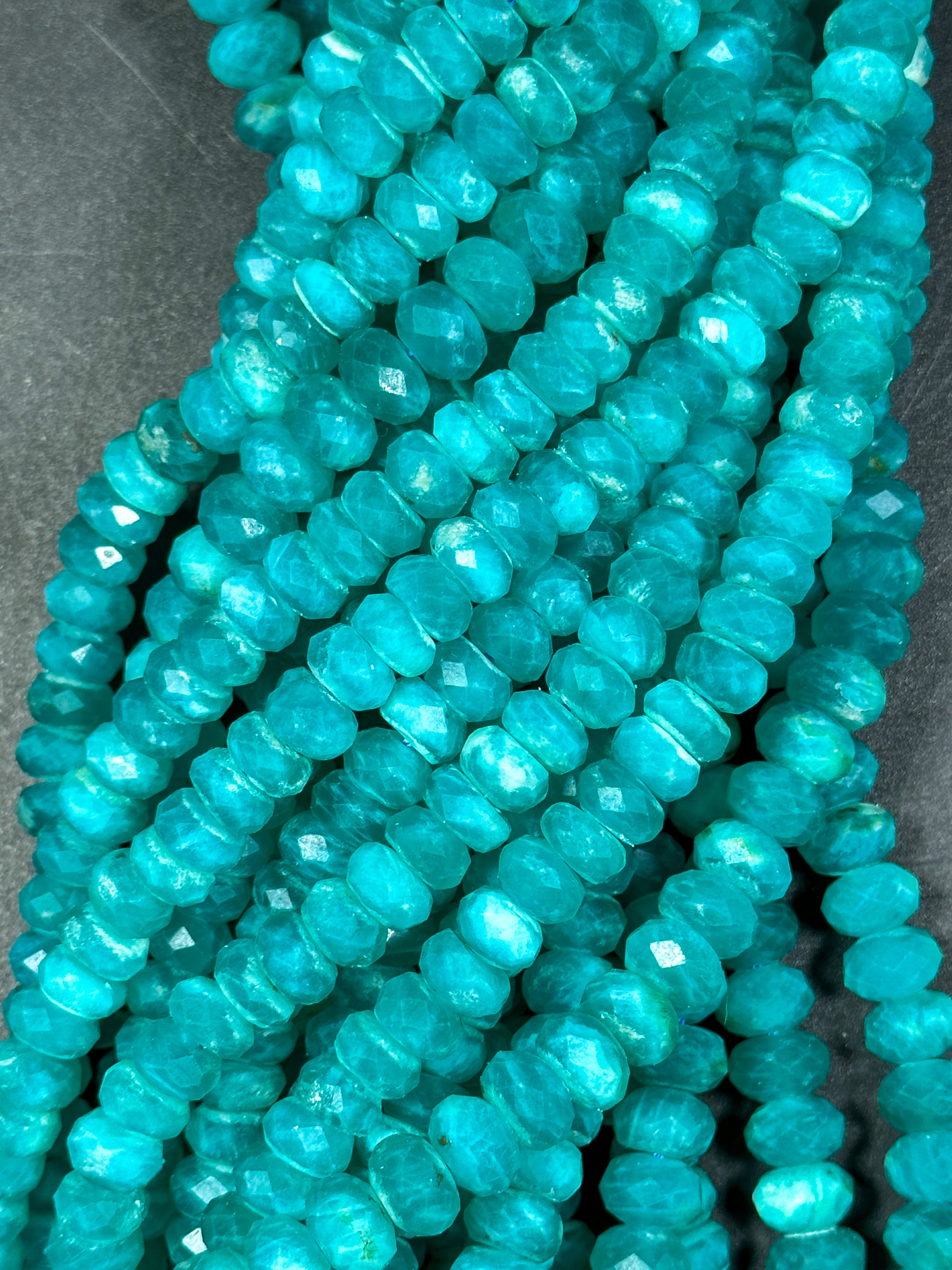 Amazonite Faceted Tyre Beads, 6 mm To 7 mm, Amazonite Tyre Beads, Blue Color popular Wheels, Amazonite Jewelry Making Beads, 16 Inch, SKU783