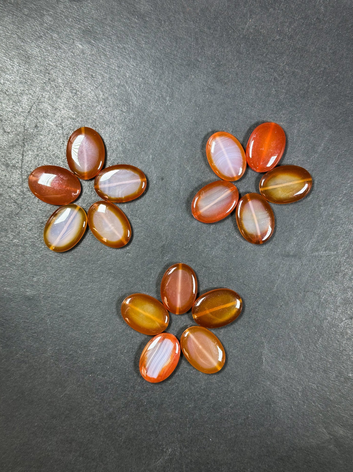 Natural Carnelian Gemstone Bead 18x13mm, 25x18mm Oval Shape Beads, Beautiful Natural Orange Red Color Carnelian Beads, LOOSE BEADS (1pc)