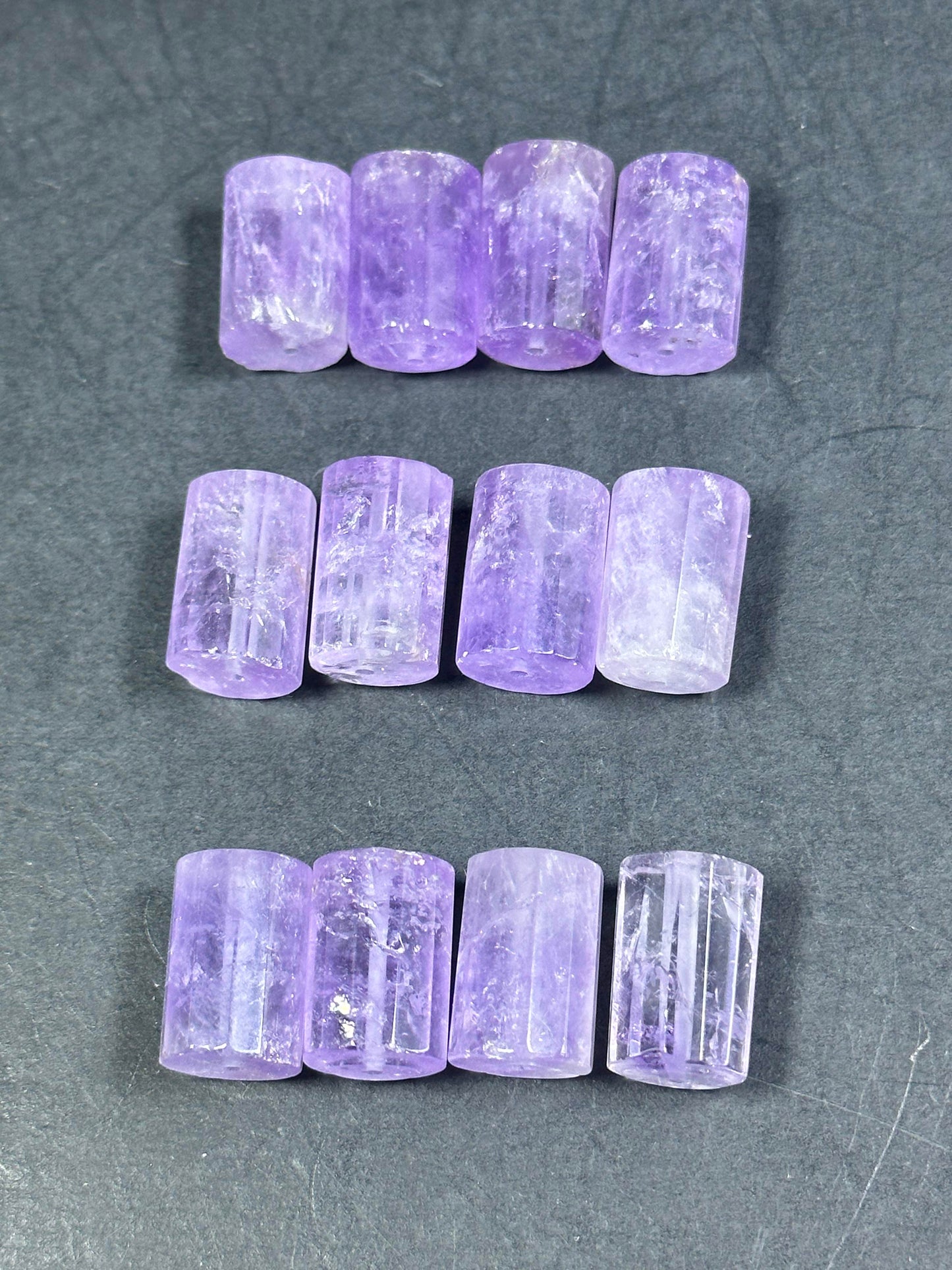 AAA Natural Amethyst Gemstone Bead Faceted 15x10mm Tube Shape, Gorgeous Natural Purple Clear Color Amethyst Gemstone Bead, LOOSE BEADS