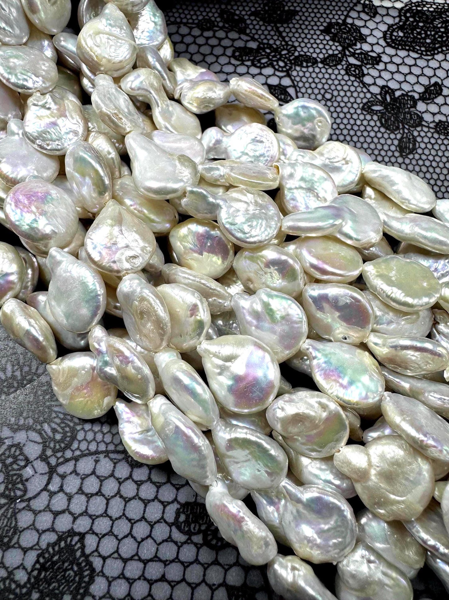 Natural fresh water pearls bead. Teardrop shape pearls . Gorgeous Natural white color pearls .Full strand . Excellent quality!