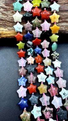 Natural multi color gemstone bead. Beautiful Natural multi stone bead. Excellent quality. Unique star shape. Full strand 15.5”