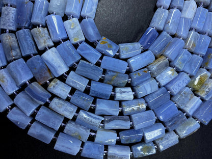 AAA Natural  blue lace garnet gemstone bead. 8x12mm tuba shape bead. Gorgeous natural blue lace color  gemstone. High quality gemstone!