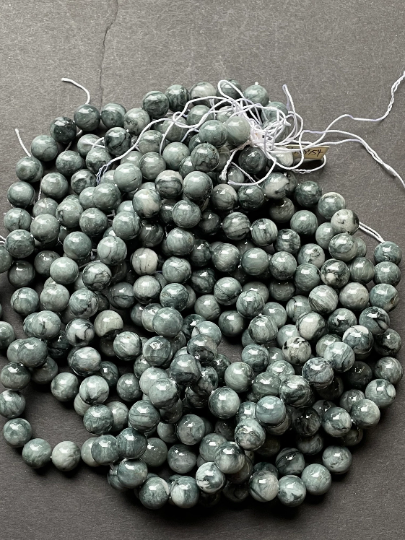 Natural Eagle Eye Gemstone Bead 4mm 6mm 8mm 10mm 12mm Round Bead, Beautiful Natural Gray Color Eagle Eye Bead