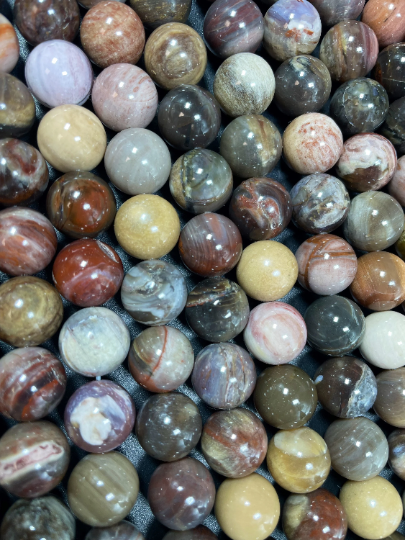 Natural Black Moonstone Gemstone Bead 6mm 8mm 10mm 12mm Round Bead, Beautiful Black Brown Color Moonstone Gemstone Bead, Full Strand 15.5"