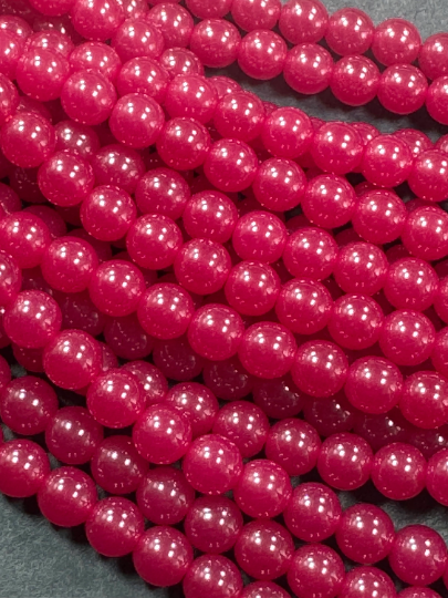 AAA Natural Ruby Gemstone Bead 4mm 6mm 8mm 10mm Round Beads, Gorgeous Natural Red Ruby Gemstone Bead, Excellent Quality 15.5" Strand