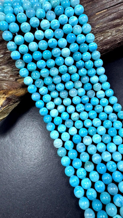 Beautiful Natural Hemimorphite gemstone beads. Smooth round beads. Excellent quality . Full strand 15.5"