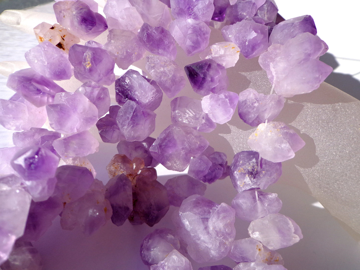 NATURAL Amethyst Gemstone Beads, Approx. 12x18mm Freeform Nugget Beads, Beautiful Purple Beads, Great Quality Beads, Full Strand 15.5 inches