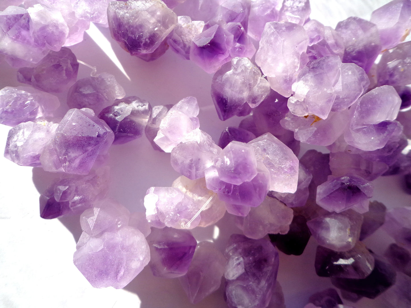 NATURAL Amethyst Gemstone Beads, Approx. 12x18mm Freeform Nugget Beads, Beautiful Purple Beads, Great Quality Beads, Full Strand 15.5 inches