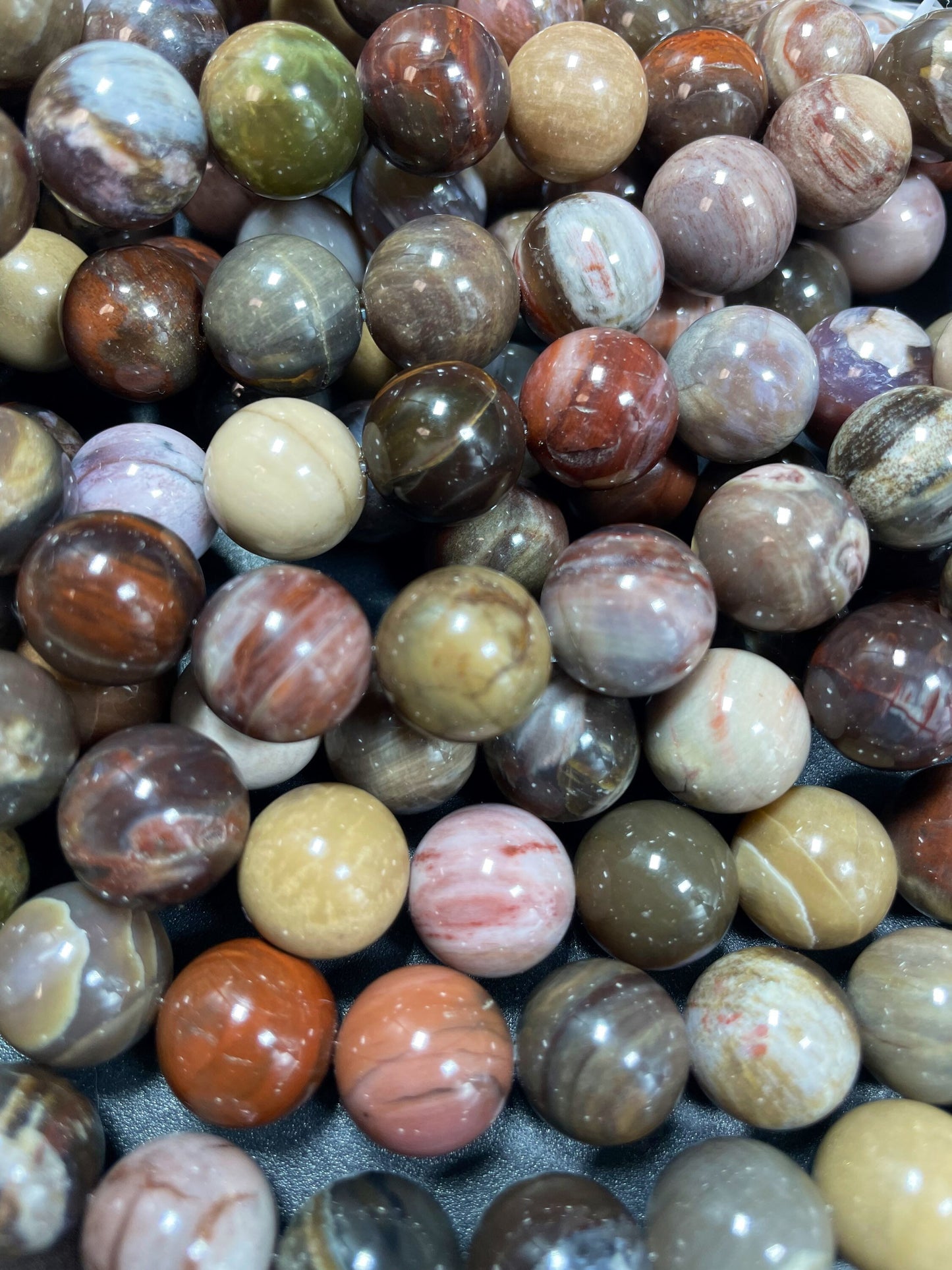 Natural black moonstone bead. 6mm 8mm 10mm 12mm round bead. Natural brown black color gemstone bead. Loose stone bead. Full strand 15.5”