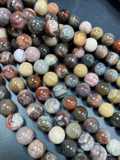 Natural black moonstone bead. 6mm 8mm 10mm 12mm round bead. Natural brown black color gemstone bead. Loose stone bead. Full strand 15.5”
