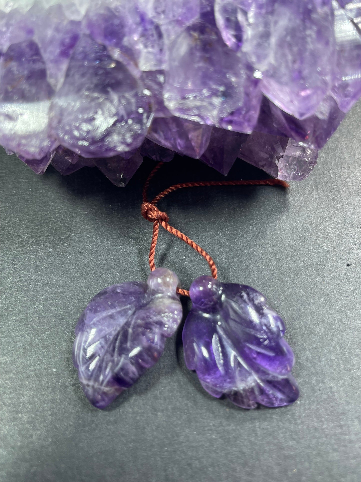 100% Handmade Natural Amethyst Earrings. Gorgeous Natural Purple Amethyst Gemstone Earrings. Excellent Quality.