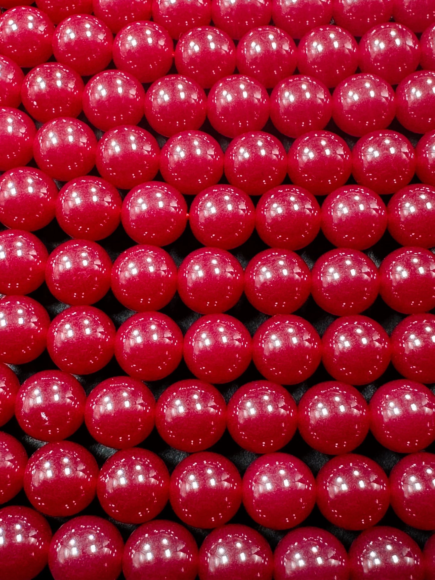 AAA Natural ruby gemstone bead. 4mm 6mm 8mm 10mm round bead . gorgeous natural red ruby round bead. excellent quality. full stand 15.5”