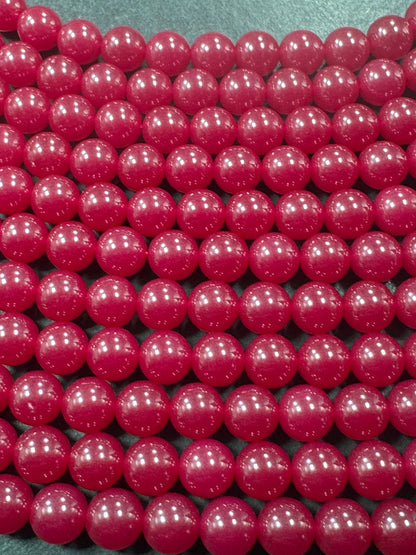 AAA Natural ruby gemstone bead. 4mm 6mm 8mm 10mm round bead . gorgeous natural red ruby round bead. excellent quality. full stand 15.5”