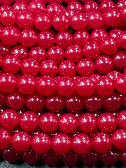 AAA Natural ruby gemstone bead. 4mm 6mm 8mm 10mm round bead . gorgeous natural red ruby round bead. excellent quality. full stand 15.5”
