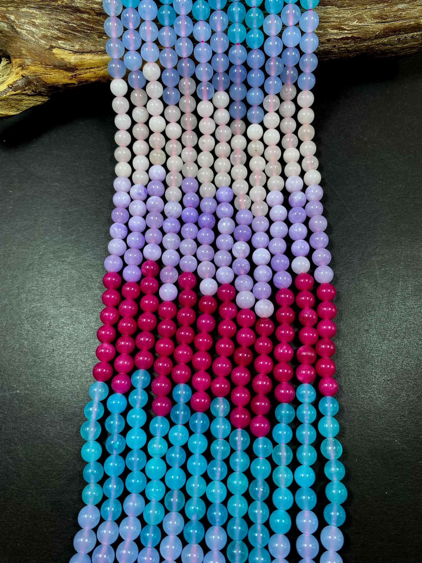 Multi-Color Jade Gemstone Bead,  Gorgeous 8mm Round Shape Jade Gemstone Beads, Great Quality Full Strand 15.5"