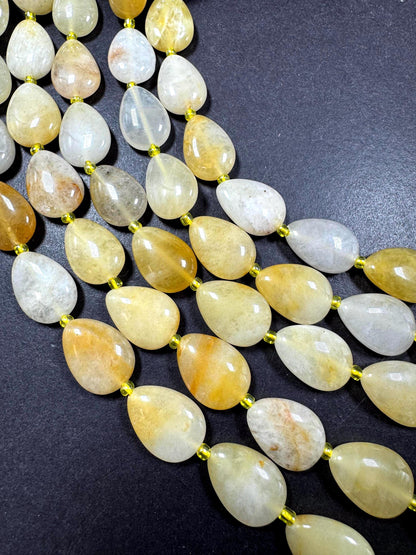 Natural Aventurine gemstone bead. Gorgeous Natural Yellow Aventurine gemstone bead. excellent quality. full strand 15.5