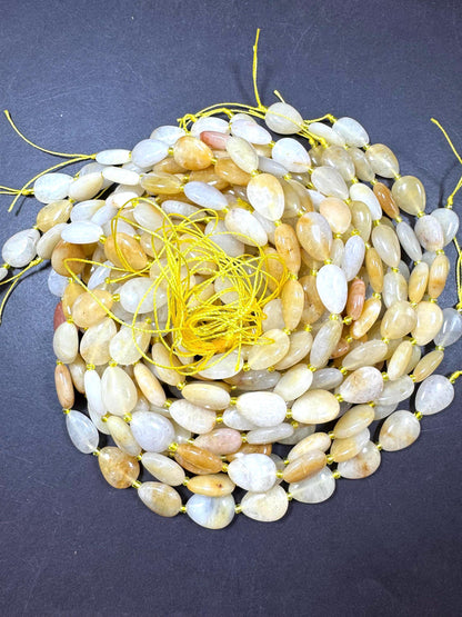 Natural Aventurine gemstone bead. Gorgeous Natural Yellow Aventurine gemstone bead. excellent quality. full strand 15.5