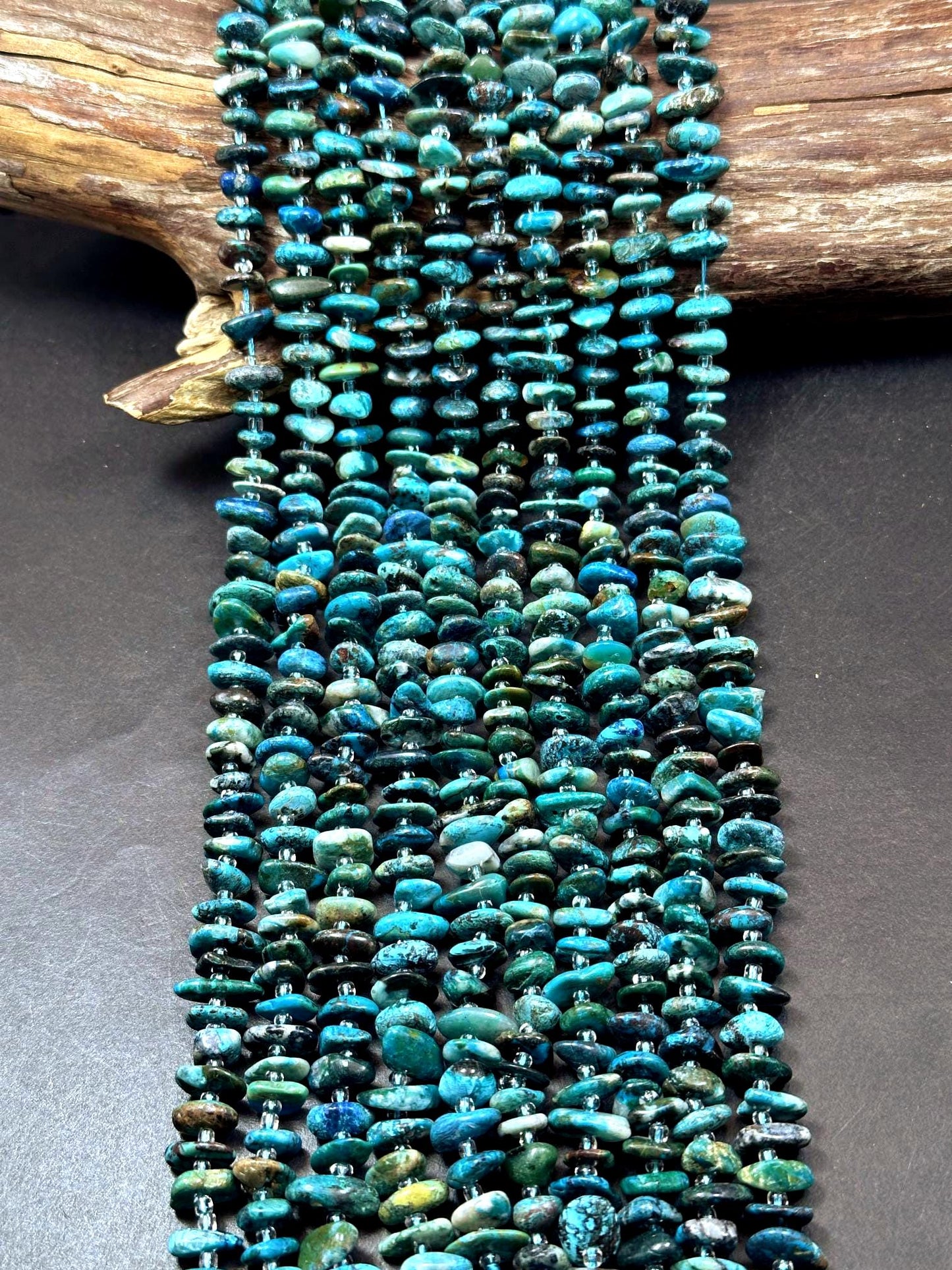 100% AAA Natural Turquoise Freeform Smooth Stick Shape High Quality 15"