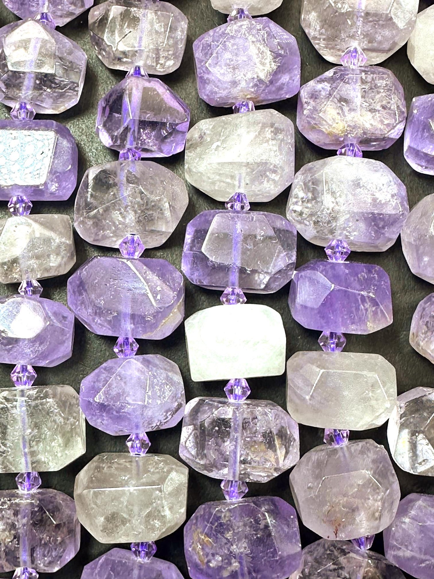 Beautiful Purple Natural Amethyst Freedom Nugget Shape High Quality 15"