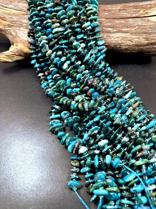 100% AAA Natural Turquoise Freeform Smooth Stick Shape High Quality 15"